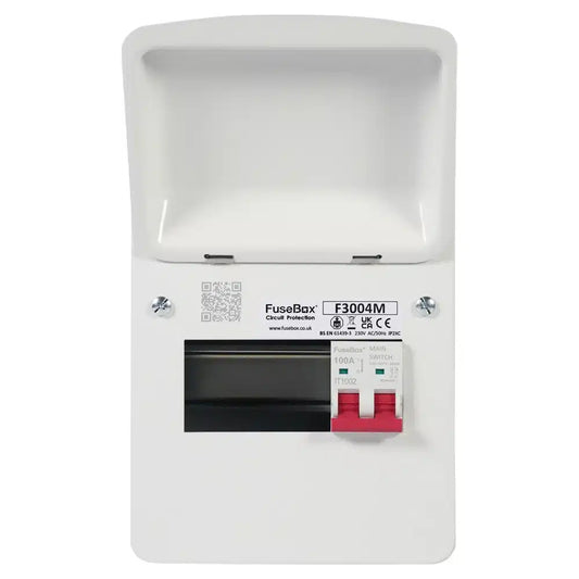 100A Main Switch 4 Way Isolation Switch for Electrical Distribution Panels Rugged Main Disconnect by Fusebox