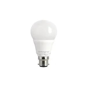 Integral GLS BULB B22 470LM 4W 2700K DIMMABLE 240 BEAM FROSTED INTEGRAL - Integral GLS BULB B22 470LM 4W 2700K DIMMABLE 240 BEAM FROSTED INTEGRAL