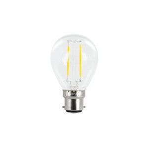 Integral OMNI FILAMENT GOLF BALL BULB B22 250LM 1.8W 2700K NON-DIMM 330 BEAM CLEAR FULL GLASS INTEGRAL - Integral OMNI FILAMENT GOLF BALL BULB B22 250LM 1.8W 2700K NON-DIMM 330 BEAM CLEAR FULL GLASS INTEGRAL