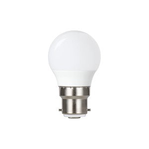 Integral GOLF BALL BULB B22 470LM 4.2W 2700K NON-DIMM 240 BEAM FROSTED INTEGRAL - Integral GOLF BALL BULB B22 470LM 4.2W 2700K NON-DIMM 240 BEAM FROSTED INTEGRAL