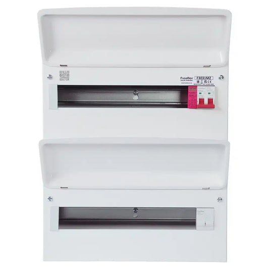 100A Main Switch 31 Way Distribution Board With Type 2 SPD For Commercial And Light Industrial Installations by Fusebox