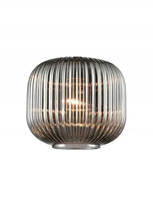 Franklite Ribbed Smoked Glass 200mm - Accessory Franklite Ribbed Smoked Glass 200mm Accessory