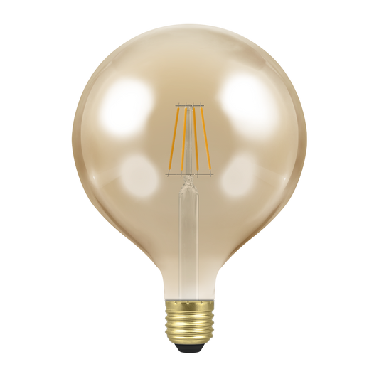 Crompton Lamps LED LED Decorative Globe G125 Antique Dimmable 7W 2200K ES-E27 - Crompton Lamps LED LED Decorative Globe G125 Antique Dimmable 7W 2200K ES-E27