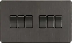 ml smoked bronze 10AX 6G 2-way Switch - Smoked Bronze - Electrical ml smoked bronze 10AX 6G 2-way Switch - Smoked Bronze Electrical