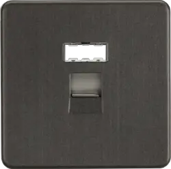 ml smoked bronze RJ45 Network Outlet - Smoked Bronze - Electrical ml smoked bronze RJ45 Network Outlet - Smoked Bronze Electrical