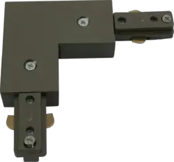 ml track light 230V Track L Right Angle Connector - Satin Nickel - ml track light 230V Track L Right Angle Connector - Satin Nickel