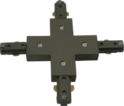 ml track light 230V Track X-connector - Satin Nickel - ml track light 230V Track X-connector - Satin Nickel