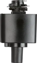 ml track light 230V Track Adaptor Black - ml track light 230V Track Adaptor Black