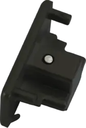 ml track light 230V Single Circuit Track Dead End Cap - Black - ml track light 230V Single Circuit Track Dead End Cap - Black
