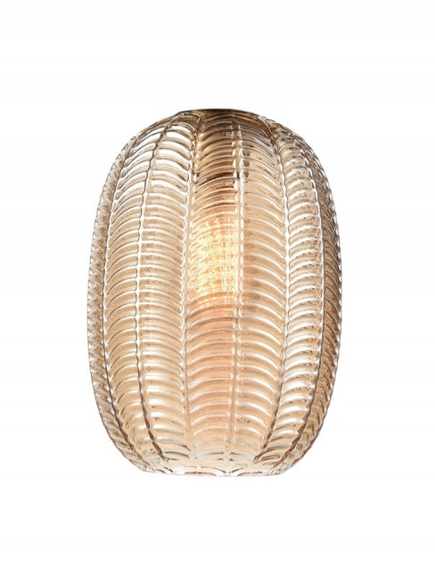 Franklite Chevron Amber Glass 180mm X 250mm - Accessory Franklite Chevron Amber Glass 180mm X 250mm Accessory