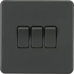 ml antricate 10AX 3G 2-way Switch - Anthracite - ml antricate 10AX 3G 2-way Switch - Anthracite