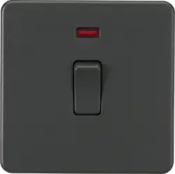 ml antricate 20A 1G DP Switch with Neon - Anthracite - ml antricate 20A 1G DP Switch with Neon - Anthracite