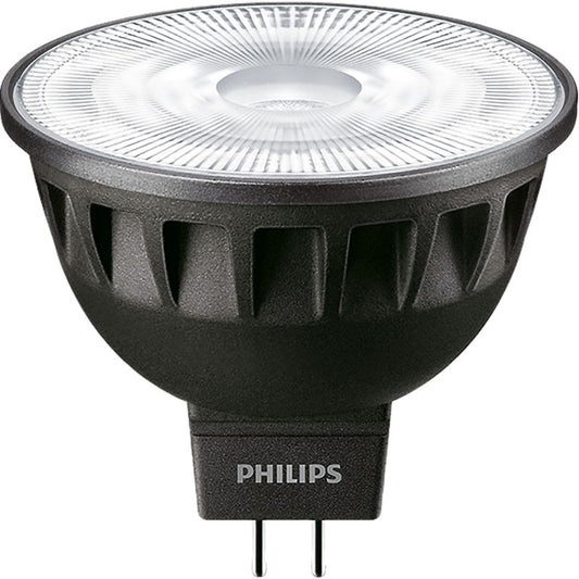 LED GU5.3 50W spotlight bulb with two-pin base, energy-efficient lighting
