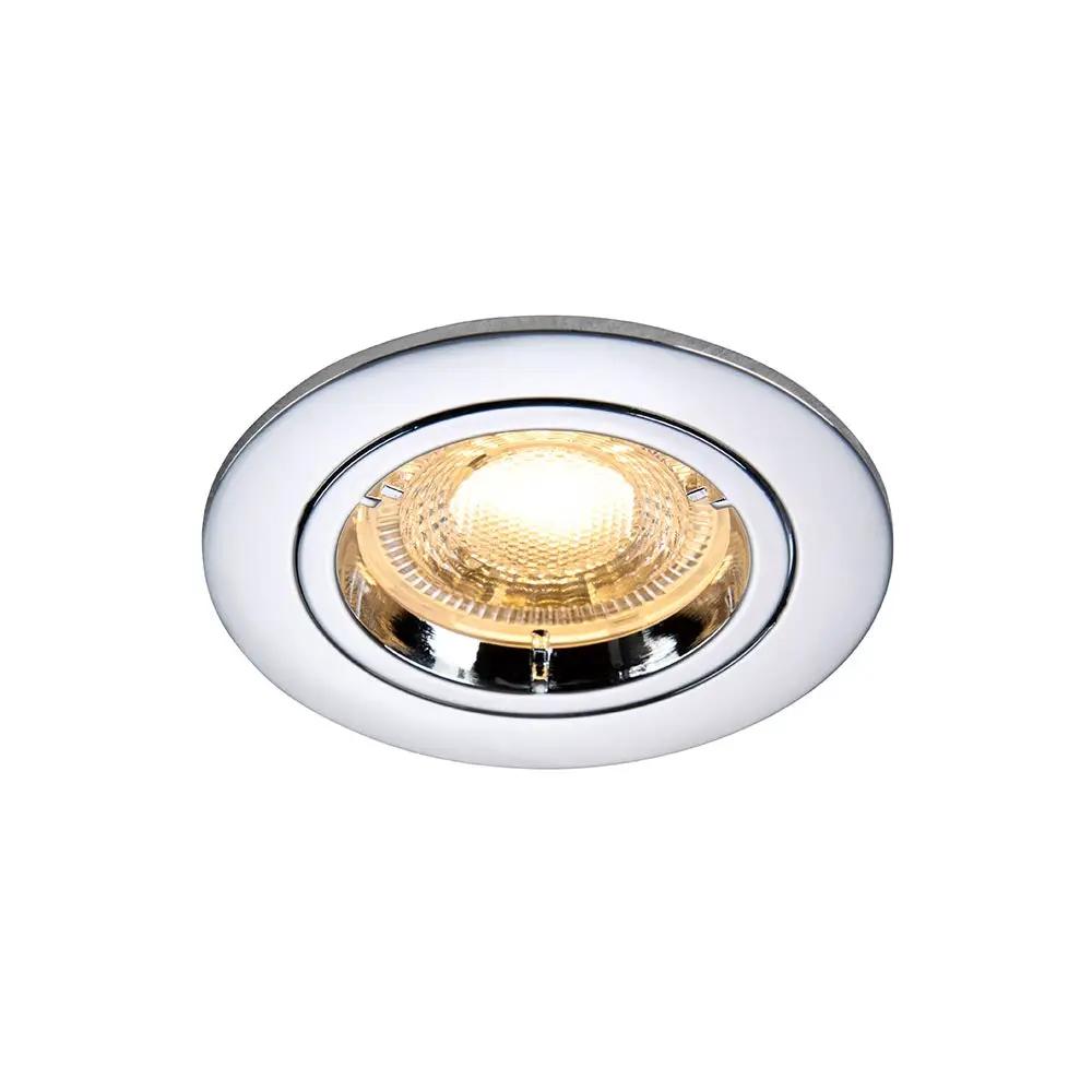 saxby non fire rated downlight Saxby Cast GU10 Fixed Downlight - Chrome - saxby non fire rated downlight Saxby Cast GU10 Fixed Downlight - Chrome