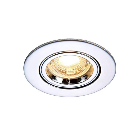 saxby non fire rated downlight Saxby Cast GU10 Tilt Downlight - Chrome - saxby non fire rated downlight Saxby Cast GU10 Tilt Downlight - Chrome