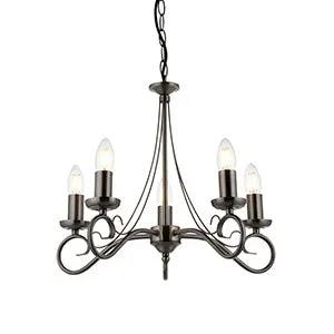 Endon Lighting Trafford 5lt pendant - Endon Lighting Trafford 5lt pendant