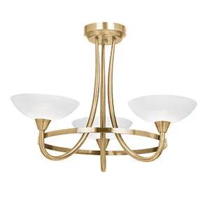 Endon Lighting Cagney 3lt semi flush - Endon Lighting Cagney 3lt semi flush