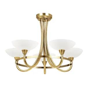 Endon Lighting Cagney 5lt semi flush - Endon Lighting Cagney 5lt semi flush