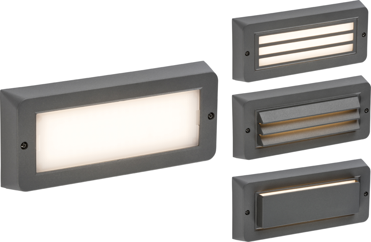 brick lights 230V IP65 5W LED CCT Adjustable Surface Mount Brick light - Grey - brick lights 230V IP65 5W LED CCT Adjustable Surface Mount Brick light - Grey