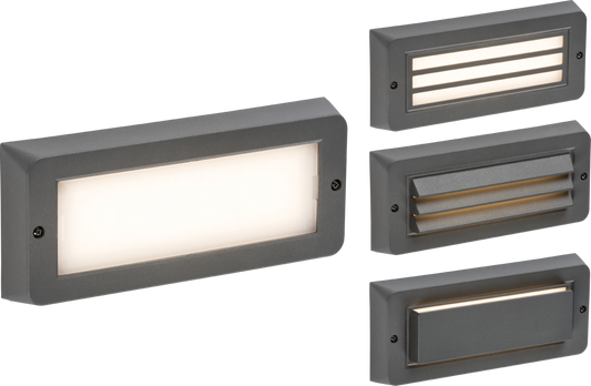 brick lights 230V IP65 5W LED CCT Adjustable Surface Mount Brick light - Grey - brick lights 230V IP65 5W LED CCT Adjustable Surface Mount Brick light - Grey