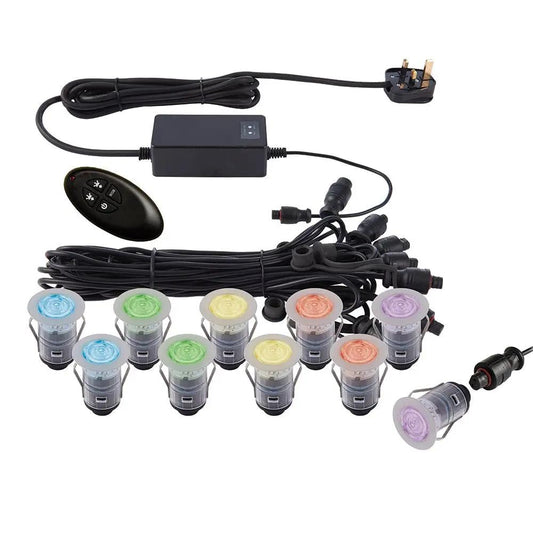 decking light Saxby IkonPRO 25mm Kit | RGB | 0.75W | IP67 | Stainless Steel - decking light Saxby IkonPRO 25mm Kit | RGB | 0.75W | IP67 | Stainless Steel