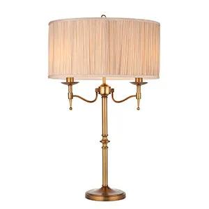 Endon Lighting Stanford Table & champagne shade - Endon Lighting Stanford Table & champagne shade