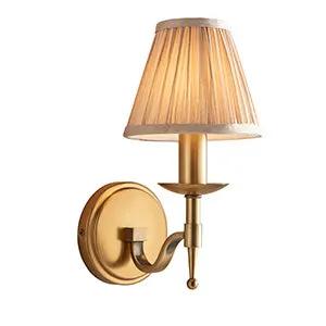 Endon Lighting Stanford Single wall & champagne shade - Endon Lighting Stanford Single wall & champagne shade