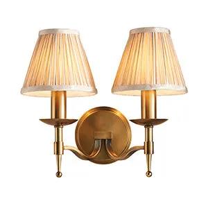 Endon Lighting Stanford Twin wall & champagne shades - Endon Lighting Stanford Twin wall & champagne shades