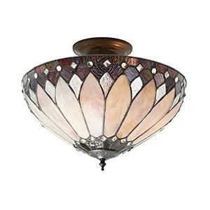 Endon Lighting Brooklyn Medium 3lt semi flush - Endon Lighting Brooklyn Medium 3lt semi flush