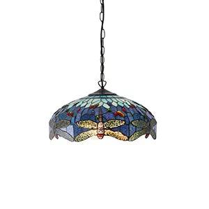 Endon Lighting Dragonfly blue Medium 3lt pendant - Endon Lighting Dragonfly blue Medium 3lt pendant