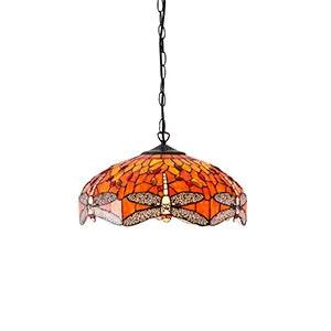 Endon Lighting Dragonfly flame Medium 3lt pendant - Endon Lighting Dragonfly flame Medium 3lt pendant