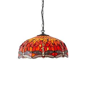 Endon Lighting Dragonfly flame Large 3lt pendant - Endon Lighting Dragonfly flame Large 3lt pendant