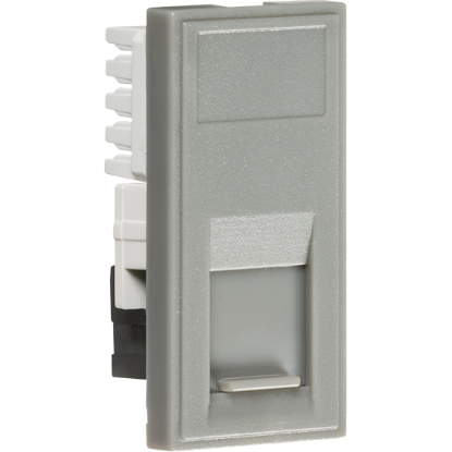 UTP CAT6 RJ45 Modular Outlet, Grey – Electrical Lighting