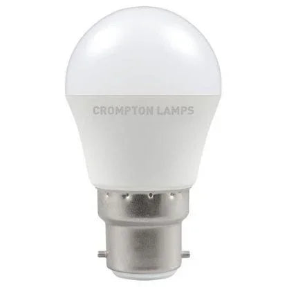 Cool white LED round B22 light bulb with thermal plastic base for home and office lighting