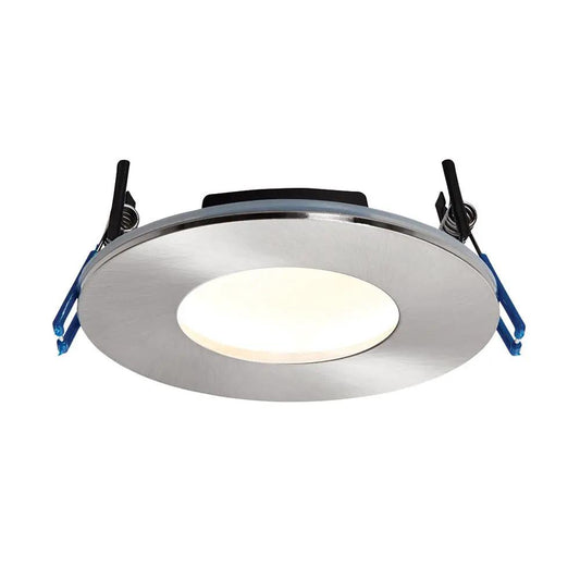 Saxby Fire Rated Saxby OrbitalPLUS satin Nickel IP65 9W warm white - Saxby Fire Rated Saxby OrbitalPLUS satin Nickel IP65 9W warm white