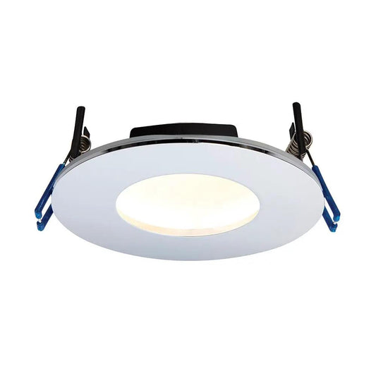 Saxby Fire Rated Saxby OrbitalPLUS chrome IP65 9W warm white - Saxby Fire Rated Saxby OrbitalPLUS chrome IP65 9W warm white