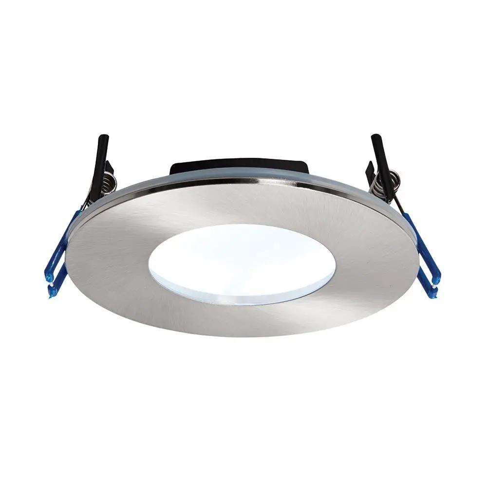 Saxby Fire Rated Saxby OrbitalPLUS satin Nickel IP65 9W cool white - Saxby Fire Rated Saxby OrbitalPLUS satin Nickel IP65 9W cool white