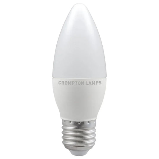 LED candle bulb 5W E27 dimmable, thermal plastic, cool white, electrical lighting