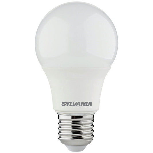 LED light bulb with frosted glass and screw base, suitable for home lighting