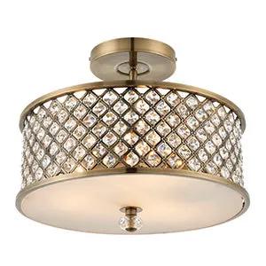 Endon Lighting Hudson 3lt semi flush - Endon Lighting Hudson 3lt semi flush