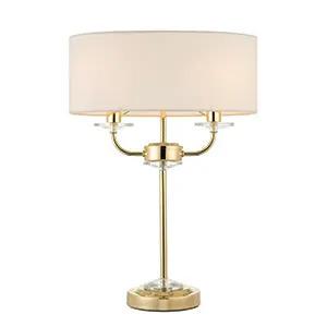 Endon Lighting Nixon 2lt table - Endon Lighting Nixon 2lt table