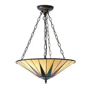 Endon Lighting Dark star Large inverted 3lt pendant - Endon Lighting Dark star Large inverted 3lt pendant