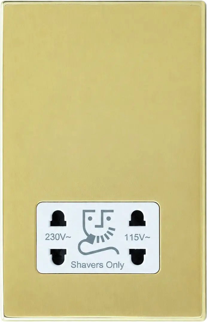Hart CFX PB Shaver Dual Volt Socket WH