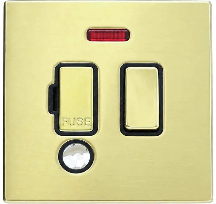 Hart CFX PB 13A DP Fused Spur+N+CO PB/BL