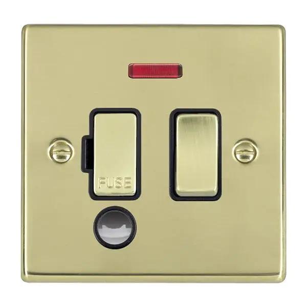 Hart PB 13A DP Fuse SP+N+CO PB/BL