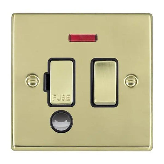 Hart PB 13A DP Fuse SP+N+CO PB/BL