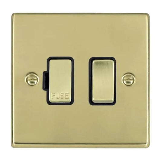 Hart PB 1g 13A DP Fused Spur PB/BL