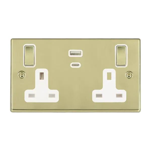 Hart PB SP SS2 + USB PD x2 PB/WH