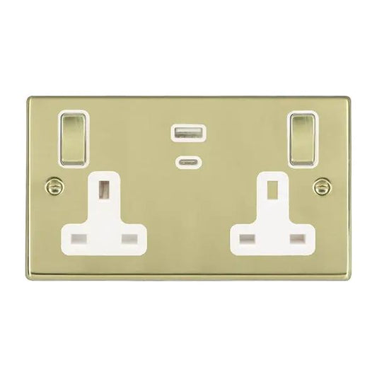 Hart PB SP SS2 + USB PD x2 PB/WH