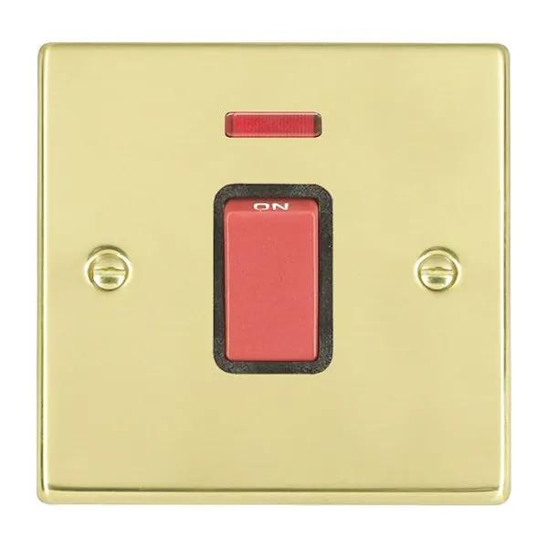 Hart SB 1g 45A Double Pole+N Red Rkr/BL
